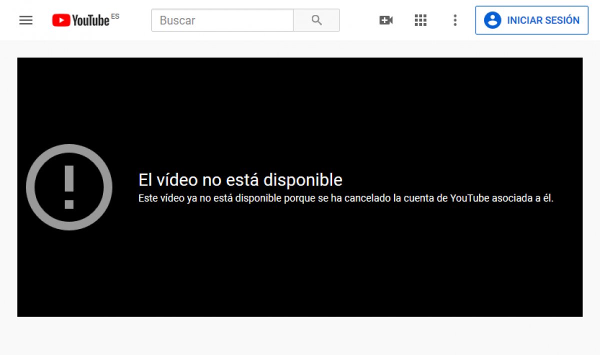 Youtube cancela mi canal de vídeos